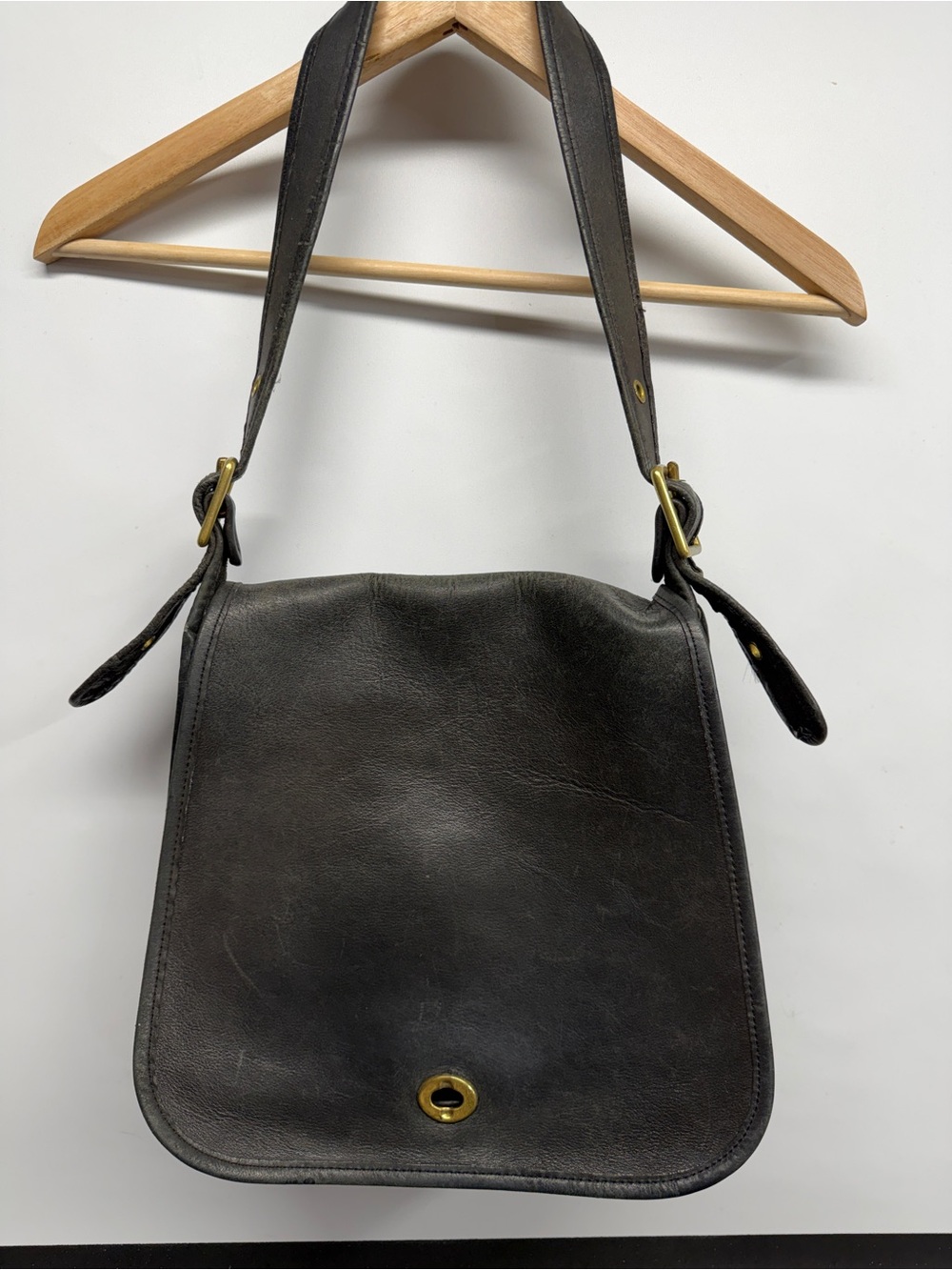 Coach | Vintage Stewardess Purse Bag Black Leather